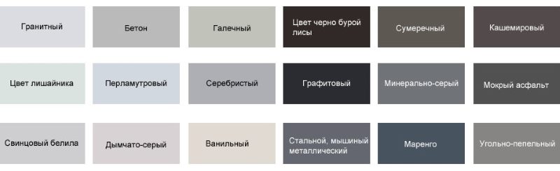 Различни нюанси на сивото за украса на кухнята