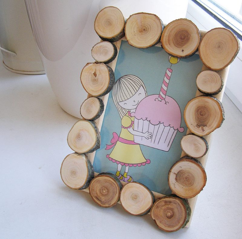 DIY wood frame decor