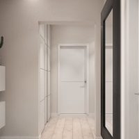 Design del corridoio in stile minimalista