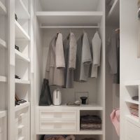 Dressing dans un appartement de deux pièces