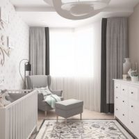 Intérieur d'une chambre d'enfants après le réaménagement