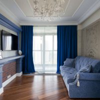 Laminate flooring in the hall of a private house