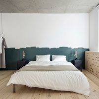 Design minimalista della camera da letto