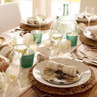 Glass wine glasses with white wine