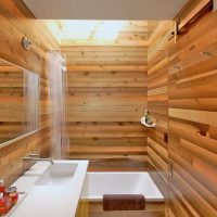 Legno in bagno