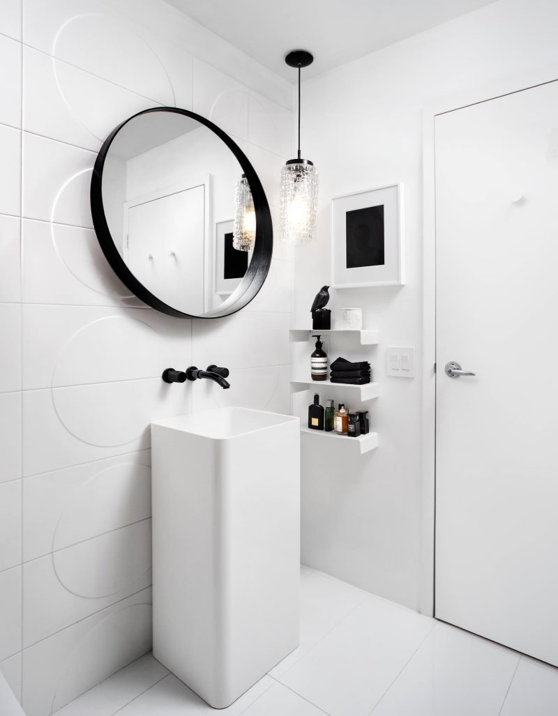 Décor de salle de bain minimaliste