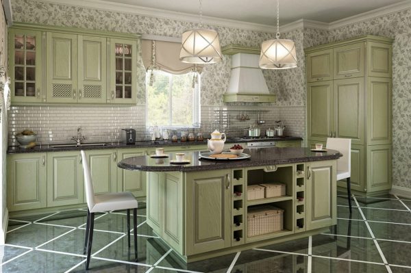 Provence style kitchen