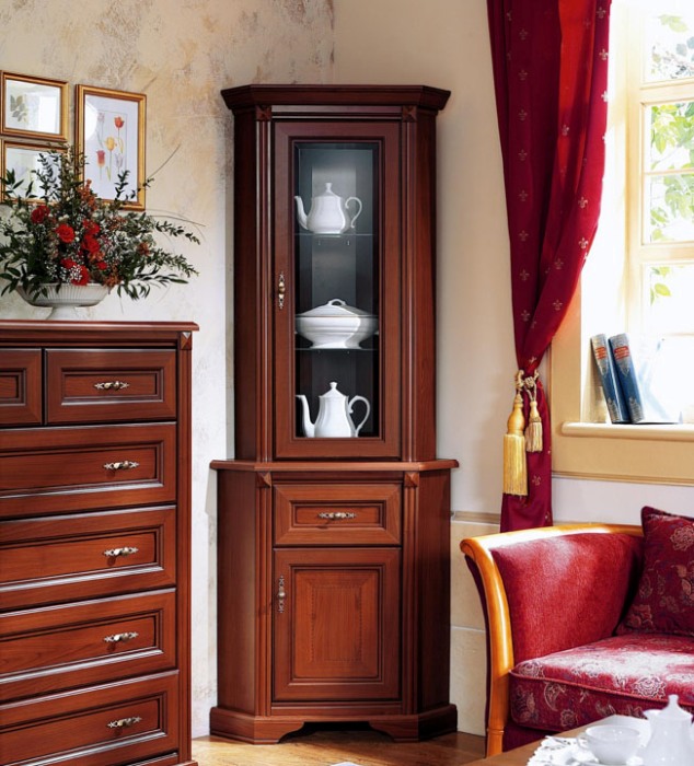 kitchen sideboard made of wood.