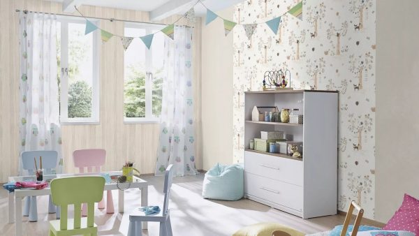 Paper wallpapers have a huge assortment, easily stick and are a budget option.