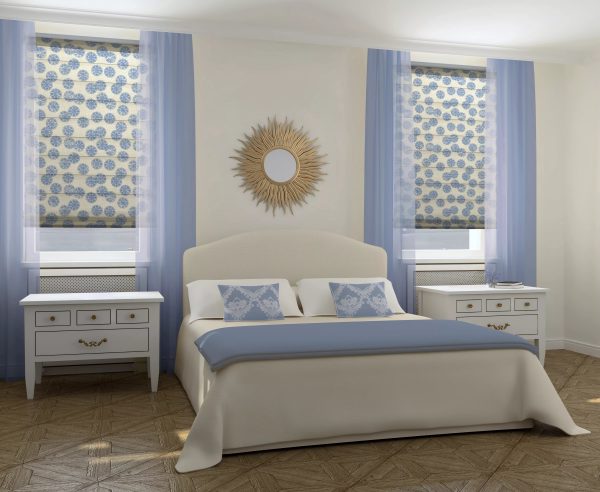 When choosing fashionable curtains in the bedroom, a number of important nuances should be taken into account. The texture of the material should be identical or comparable with other materials in the room.