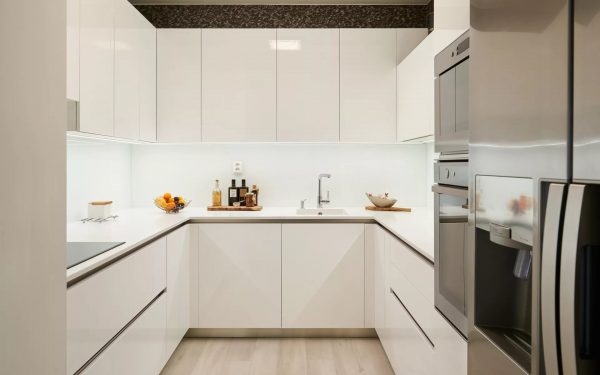 Couleur blanche - un design de cuisine gagnant-gagnant