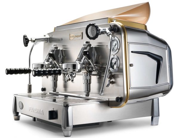 The first coffee machine powered by electricity was invented and patented in 1961 by Faema.